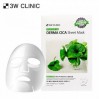 3W Clinic Тканевая маска для лица с азиатской центеллой Essential Up Derma Cica Sheet Mask