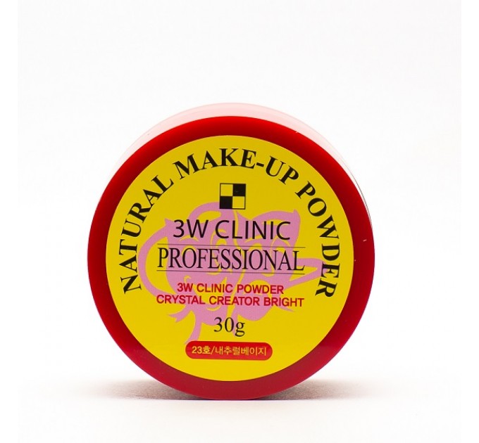 3W Clinic Пудра для лица Natural Make-Up Powder #23 30 гр.