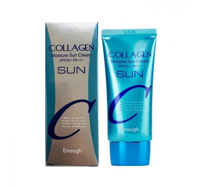 Enough Крем для лица солнцезащитный с коллагеном Collagen Moisture Sun Cream SPF50+ PA+++