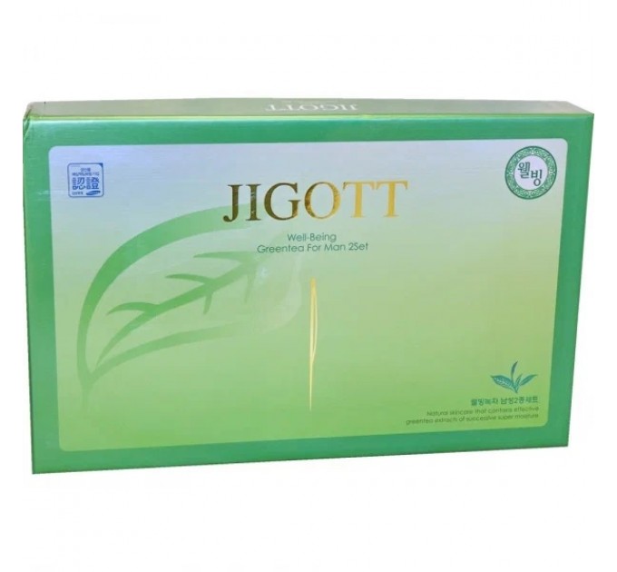 Jigott Набор для мужчин с экстратом зелёного чая Well-being Greentea For Man 2 set