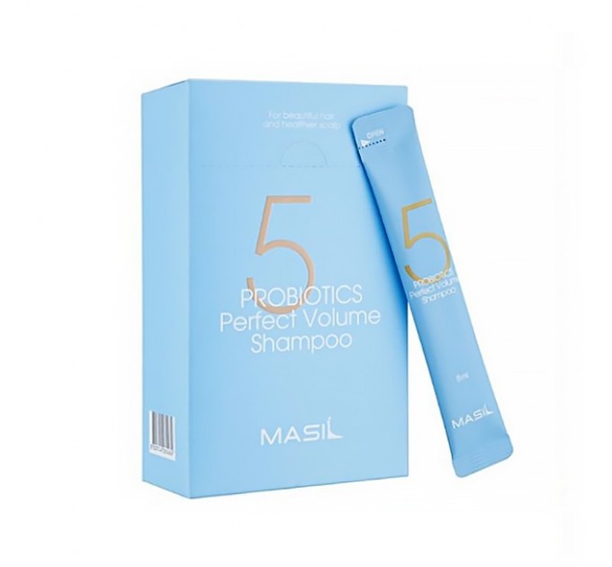 Masil Шампунь для объема волос с пробиотиками 5 Probiotics Perfect Volume Shampoo Stick Pouch 8 мл